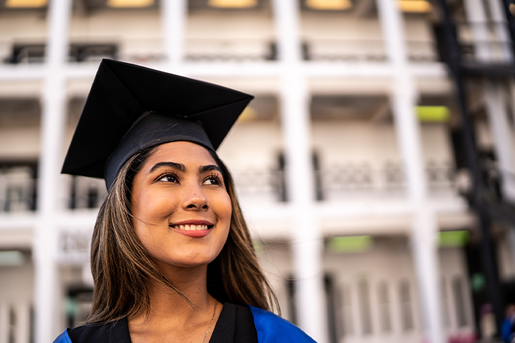 a female Hispanic college graduate