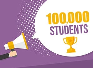 100,000 Students Enrolled