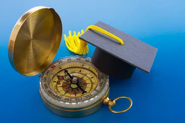 miniature graduation gap and compass