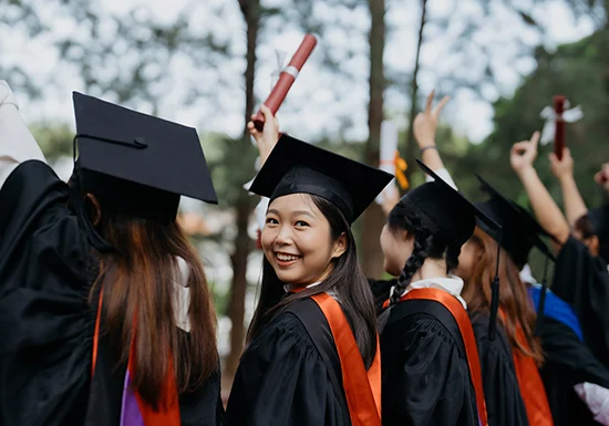 college graduation day celebration